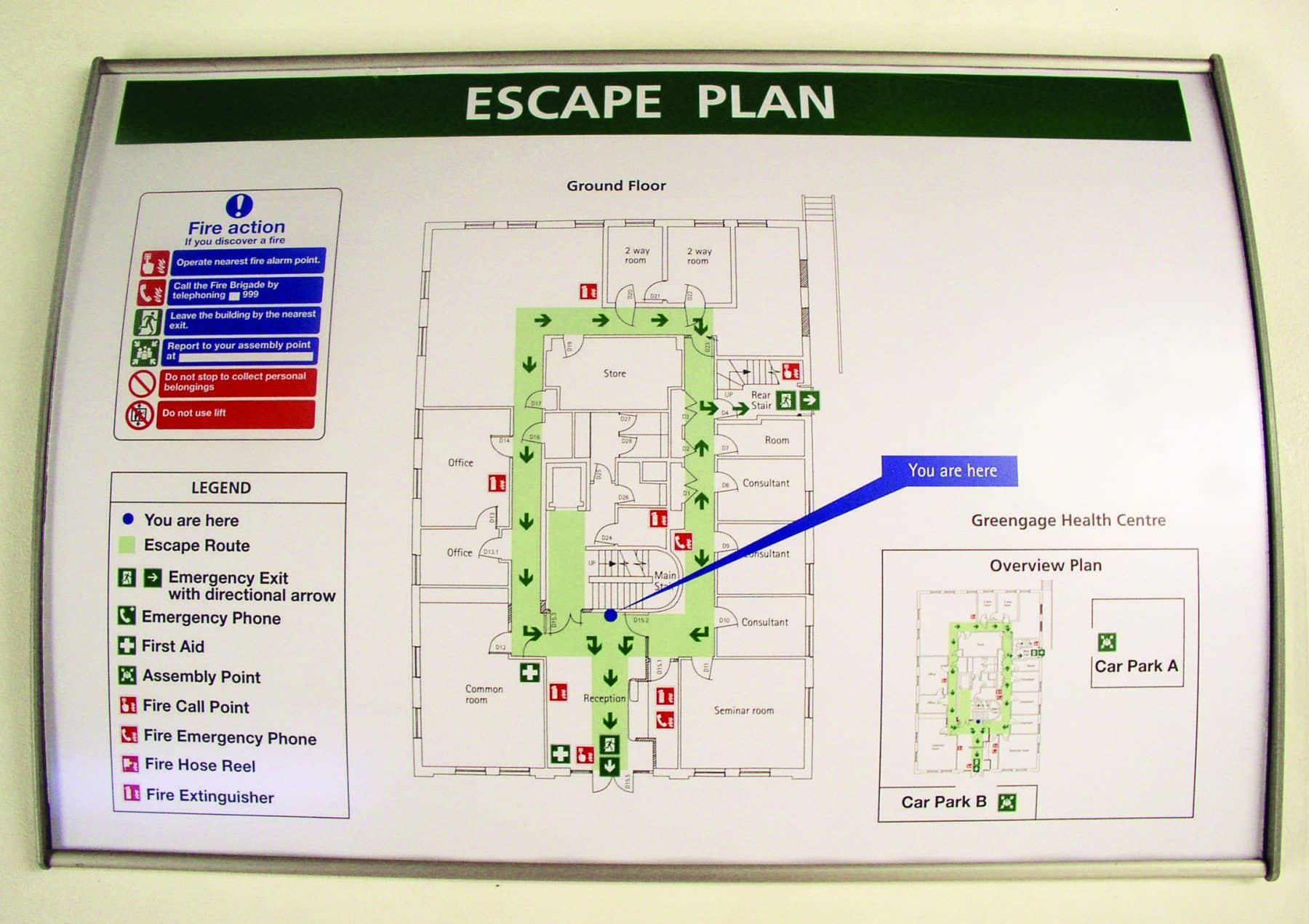Ensure overall employee safety with your Fire Evacuation Plan Stocksigns