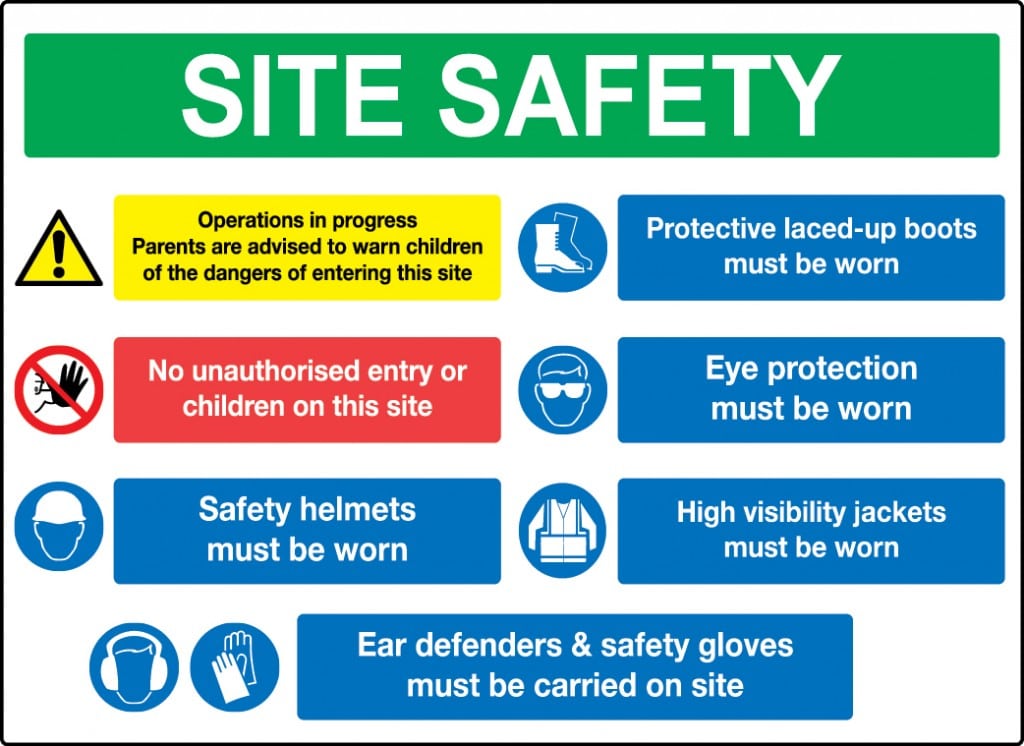 Site safety Personal protective equipment sign - Stocksigns