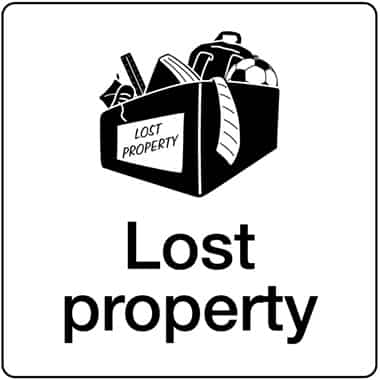 Lost property sign - Stocksigns