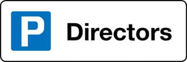 Directors cap park sign