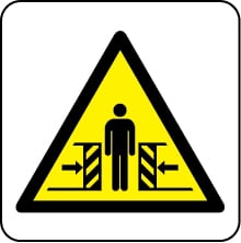 Crusher hazard