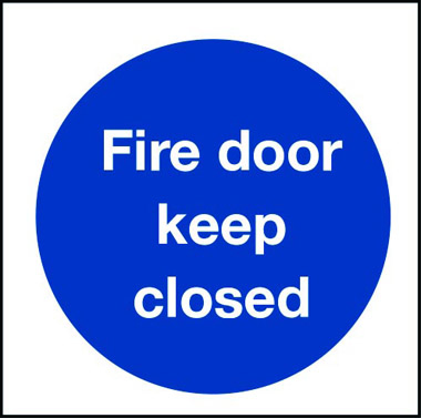 door closed sign