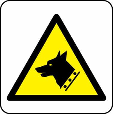 Guard dog symbol sign