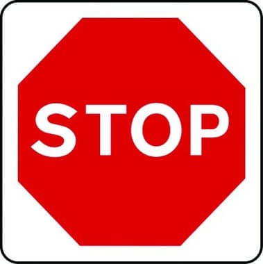 Stop sign