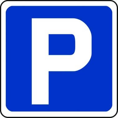 Parking sign