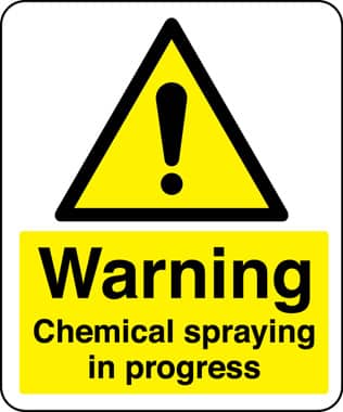 chemical hazard signs