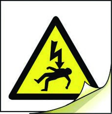 40258 Danger of Death Sticker from Stocksigns Ltd