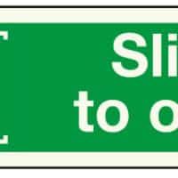 Fire Exit Sign, Fire Signs, Fire Safety Signs, Fire Action Sign 16pcs And Squeegee 2 X