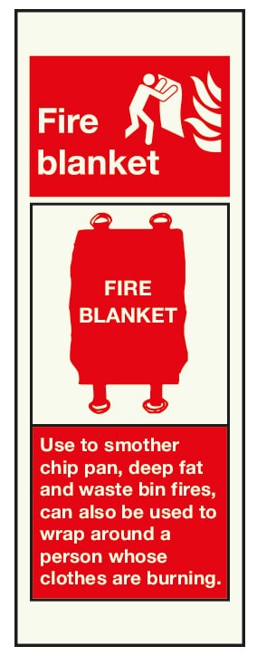 Fire blanket sign