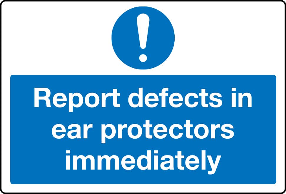 7053 - Report defects in ear protectors immediately