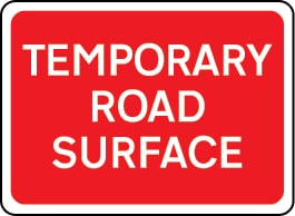 7319 Temporary Road Surface Sign from Stocksigns Ltd