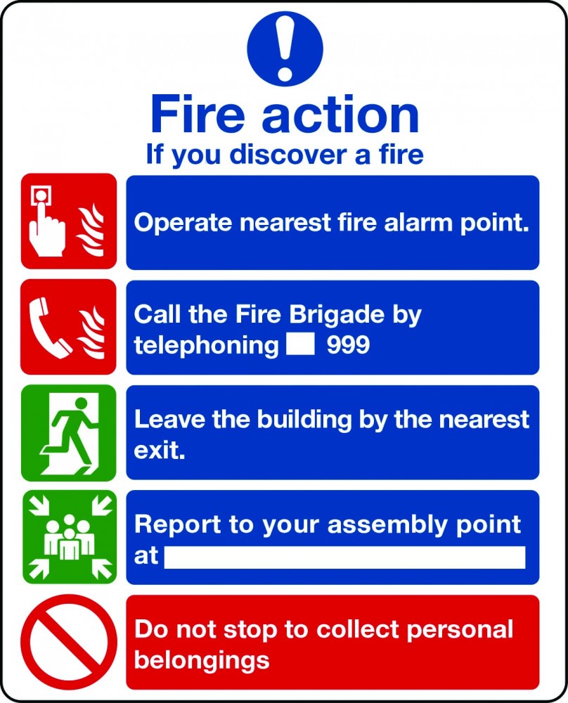Fire Action Notices Shop - StockSigns