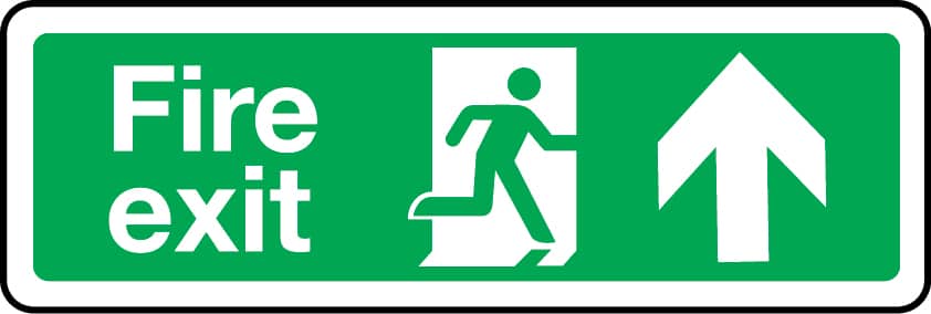 Fire Exit Sign