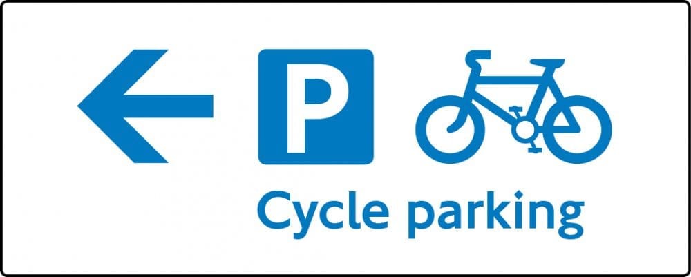 Cycle parking sign