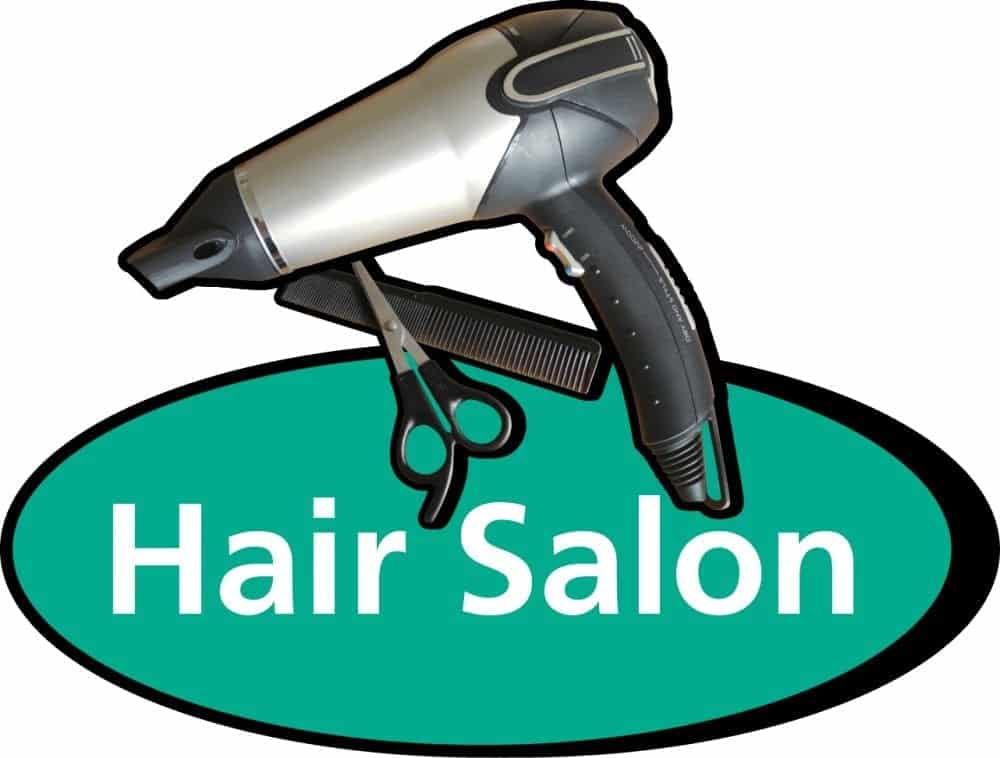 Hair salon 3D pictorial sign