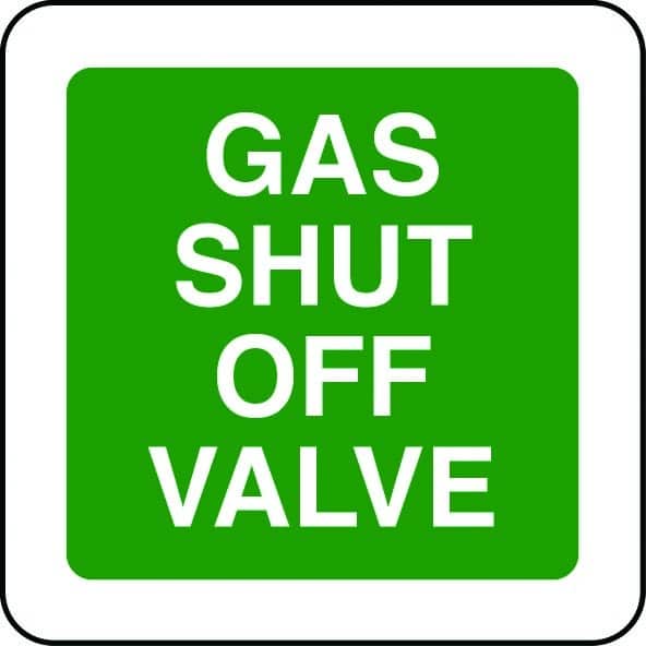 Gas shut off valve