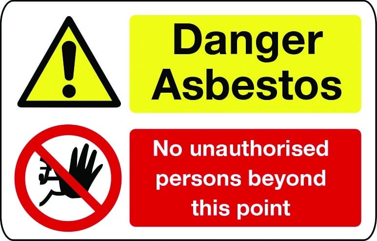 Free Printable Danger Asbestos Sign