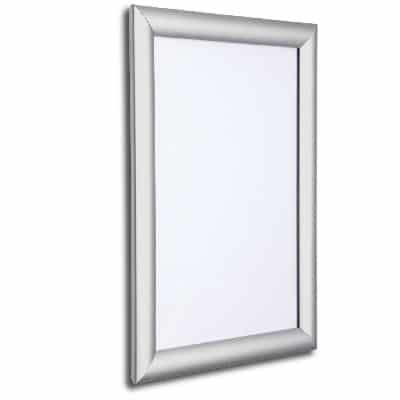 25mm snap frame silver