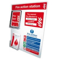 Fire Action Notice Board