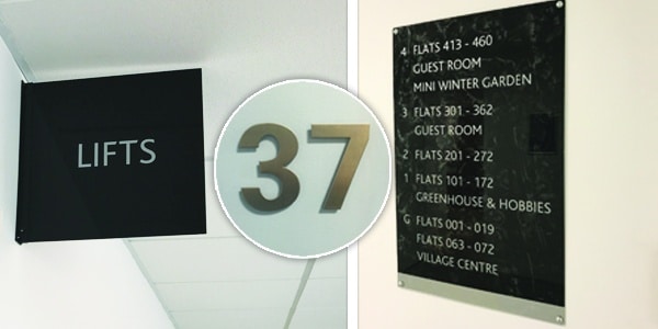 Internal Wayfinding Signs from Stocksigns Ltd