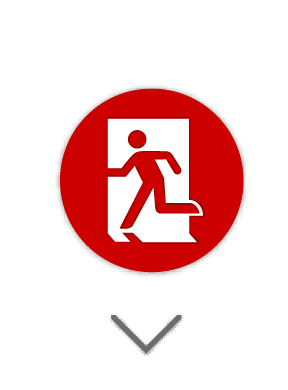 permanent safety sign icon