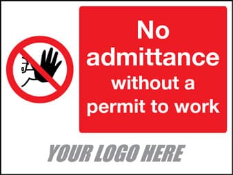 No admittance without a permit