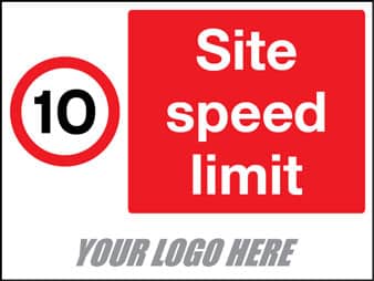 10mph speed limit sign