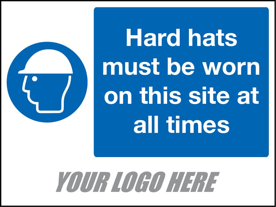 Hard hats must be worn