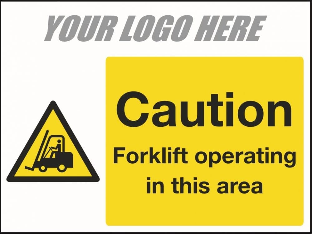 Caution forklift