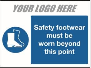 Safety footwear must be worn