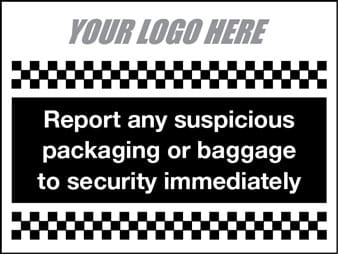 Report any suspicious baggage