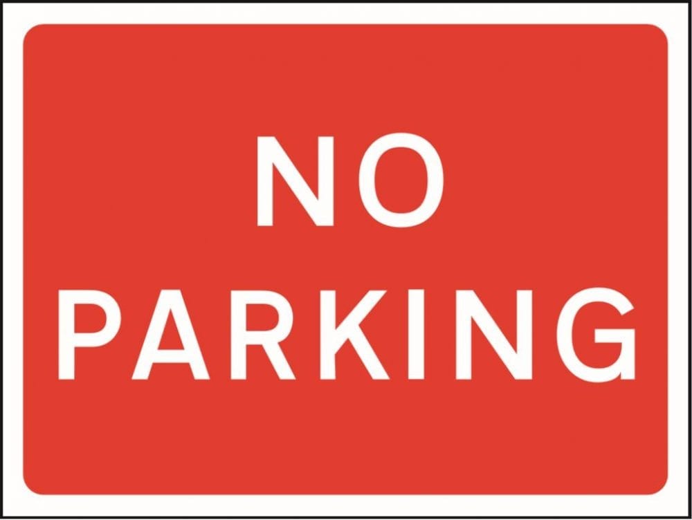 NO PARKING