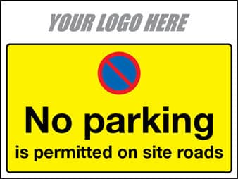 No parking on site roads