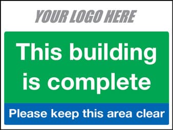 EE80163 This bulding is complete please keep this area clear