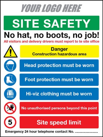 PPE safety board