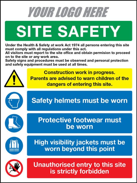 Regulations Site Safety Board - Stocksigns