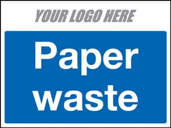 EE50031 Paper Waste Temporary Construction Sign