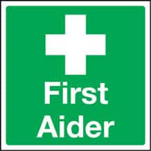 First Aider Label