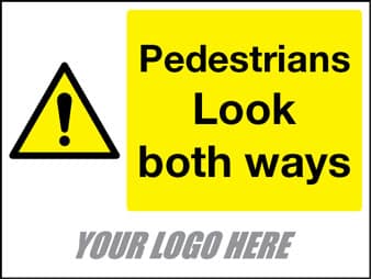 Pedestrians look both ways