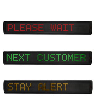 LED Message Displays for COVID-19 Messaging