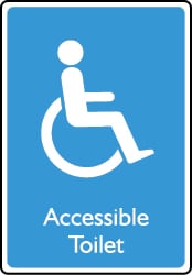 Accessible Toilet Sign