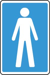 Men's Toilet sign