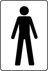 Male toilet sign