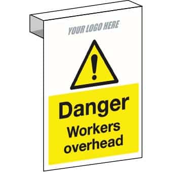 EE90238 Workers Overhead Scaffolding Sign