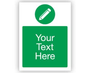 Custom first aid sign Custom first aid sign
