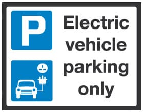 Electric Vehicle Parking Only.