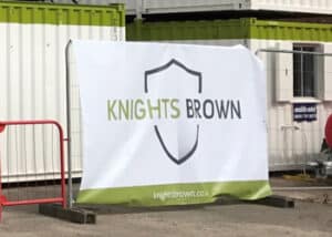 Knights Brown Banner. From Stocksigns