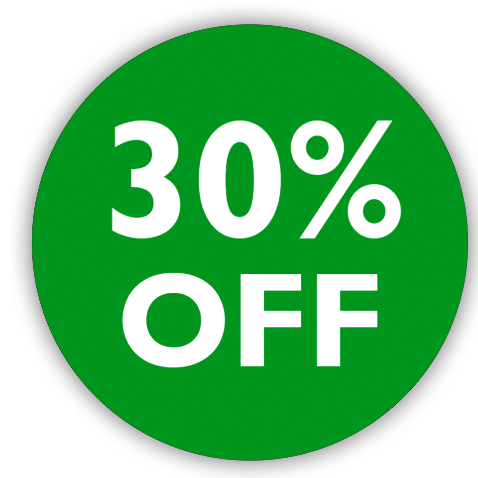 30% OFF COVID SIgnage