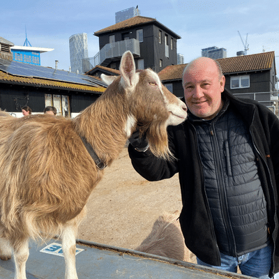 Surrey Docks Farm 2023 Goat Cuddles