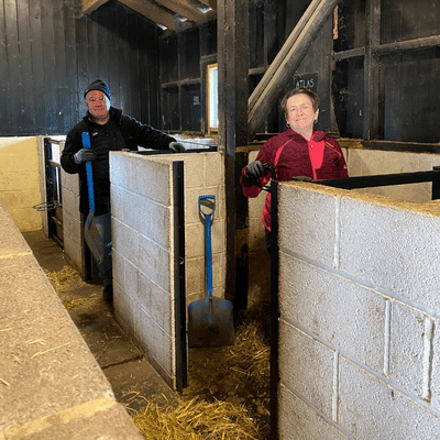 Surrey Docks Farm 2023 Mucking Out